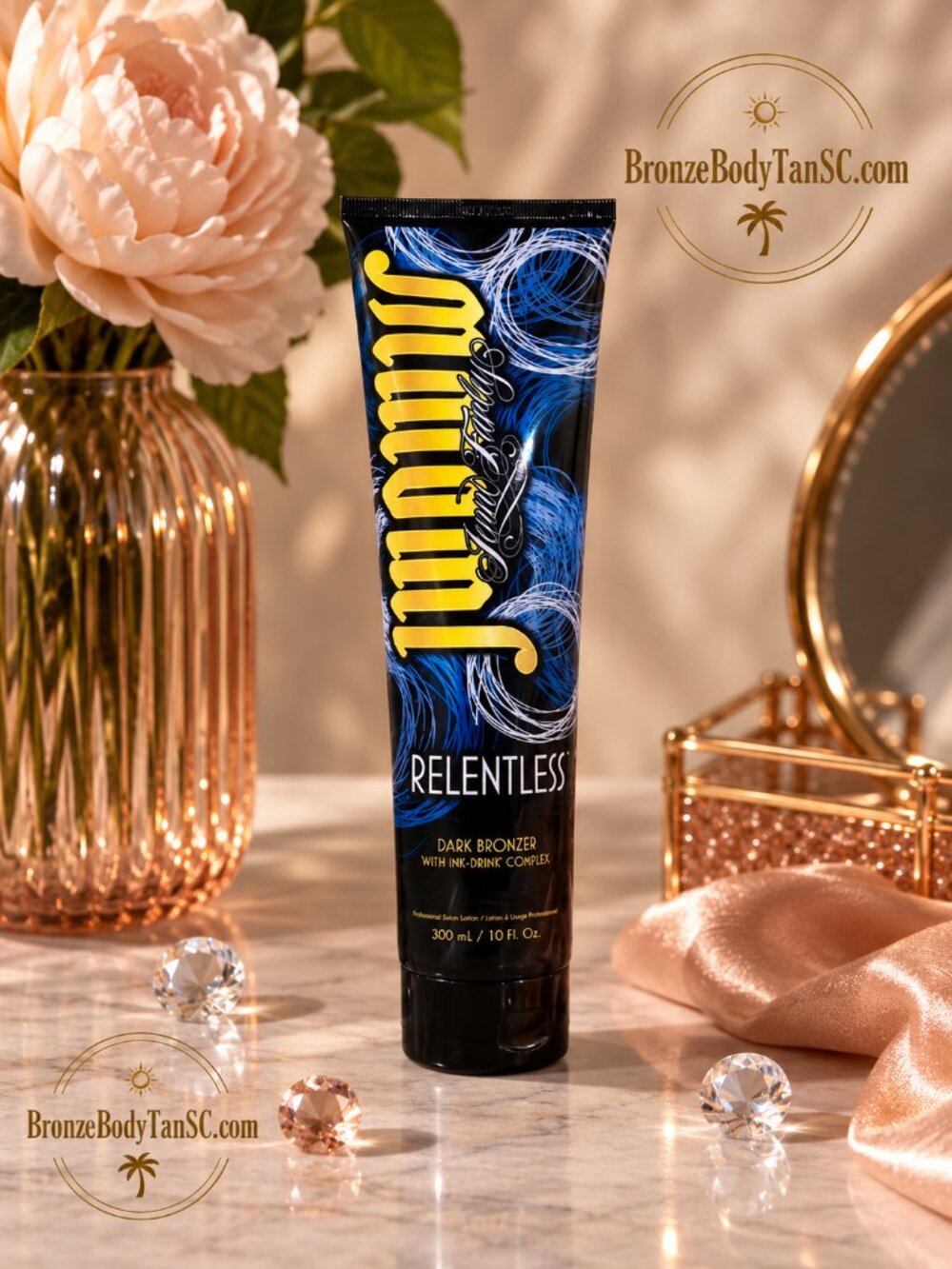 ☀️Relentless☀️- JWOWW - Dark Bronzer INK-DRINK - Tanning Lotion 10oz